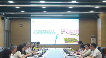 省教育厅领导考察我校创业基地