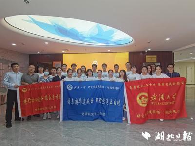 北大和武大暑期实践队考察张湾双创平台建设